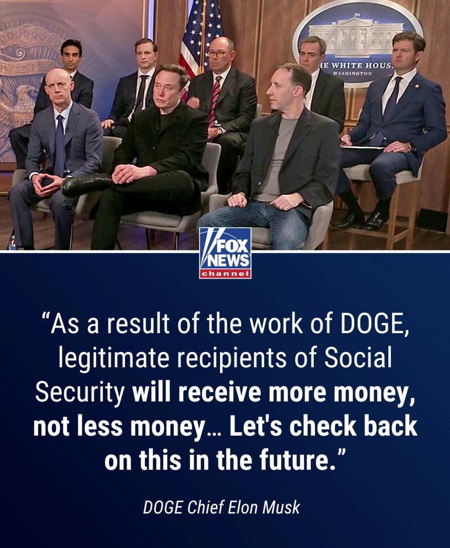 DOGE now involved in Social Security - meme