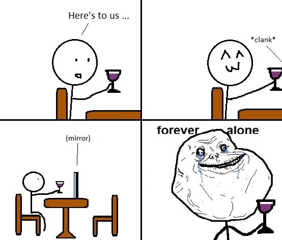 forever alone - meme