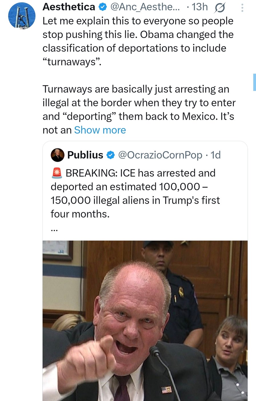 When deportation numbers get a little too creative - meme