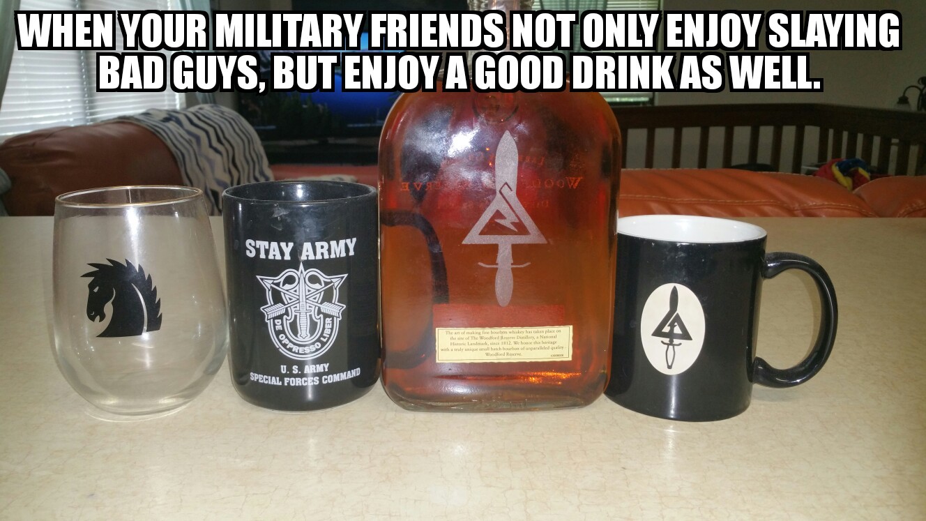 Gifts from military friends.. Yes they are bad asses.. ;) - meme