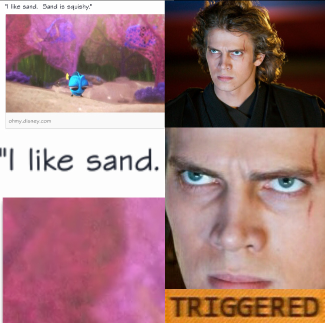 I don't like sand - meme