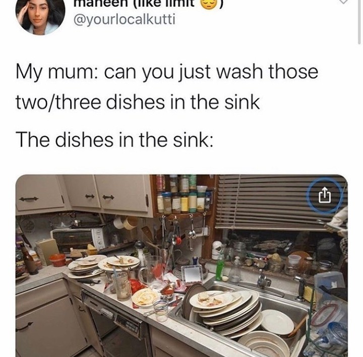 Dishes - meme