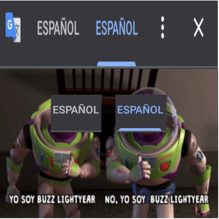 Les juro que lo de doble español no es edit xd - meme