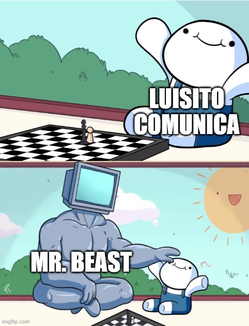 Muy humilde el Mr. Beast - meme