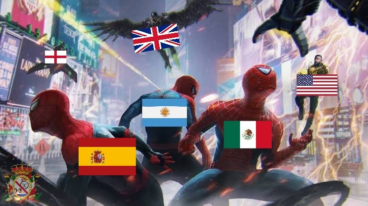 Contexto: Inglaterra invadió argentina estados unidos a México y Inglaterra a España - meme