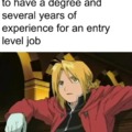 Entry level job