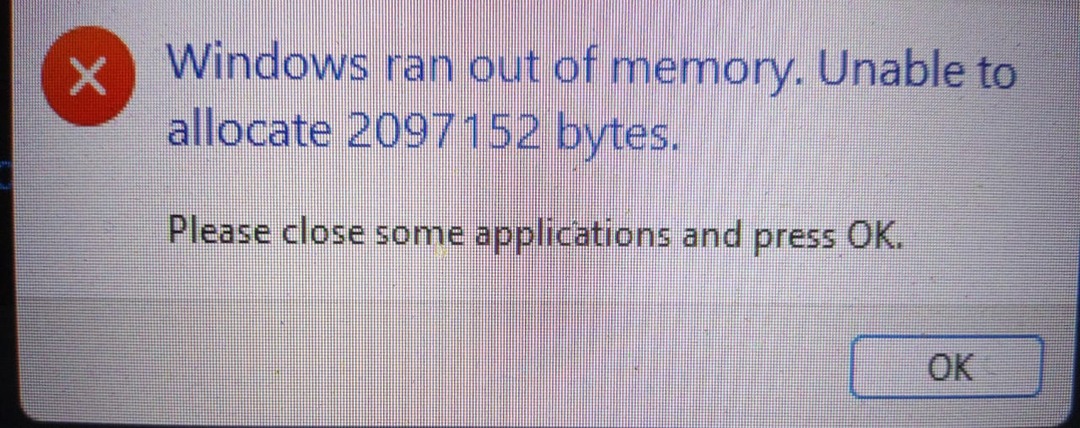 How'd this PC run out of memory!? - meme