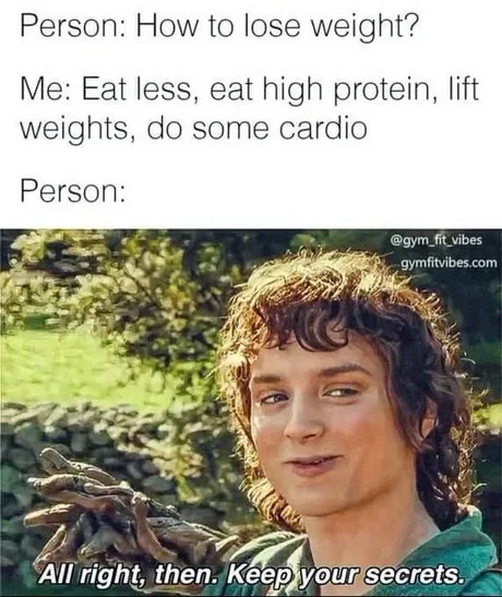 How to lose weight? - meme