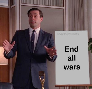 war is ghey - meme
