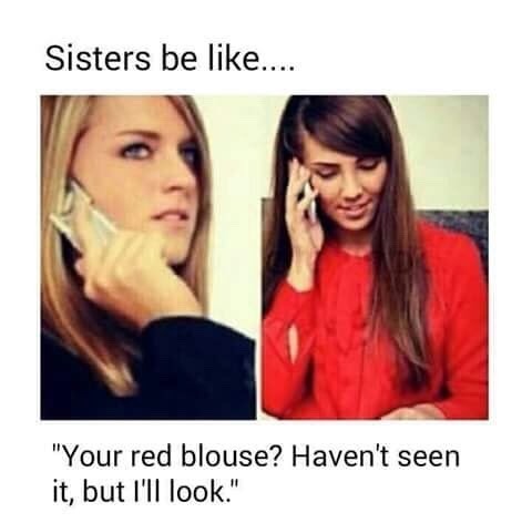 sisters - meme