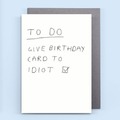 Birthday to do list