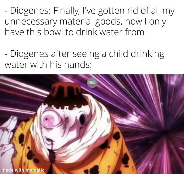 Funny Diogenes meme