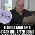 Florida man is in problems
