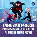 No AI in the spiderverse animation, good