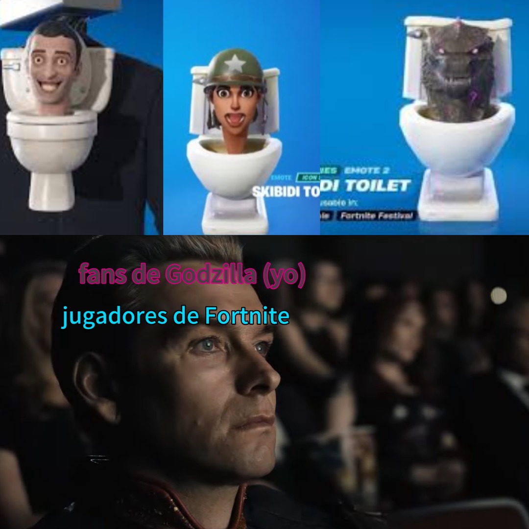 Gracias skibidi toilet por burlarte de Godzilla (otra vez) - meme