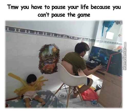 Pause ur life - meme