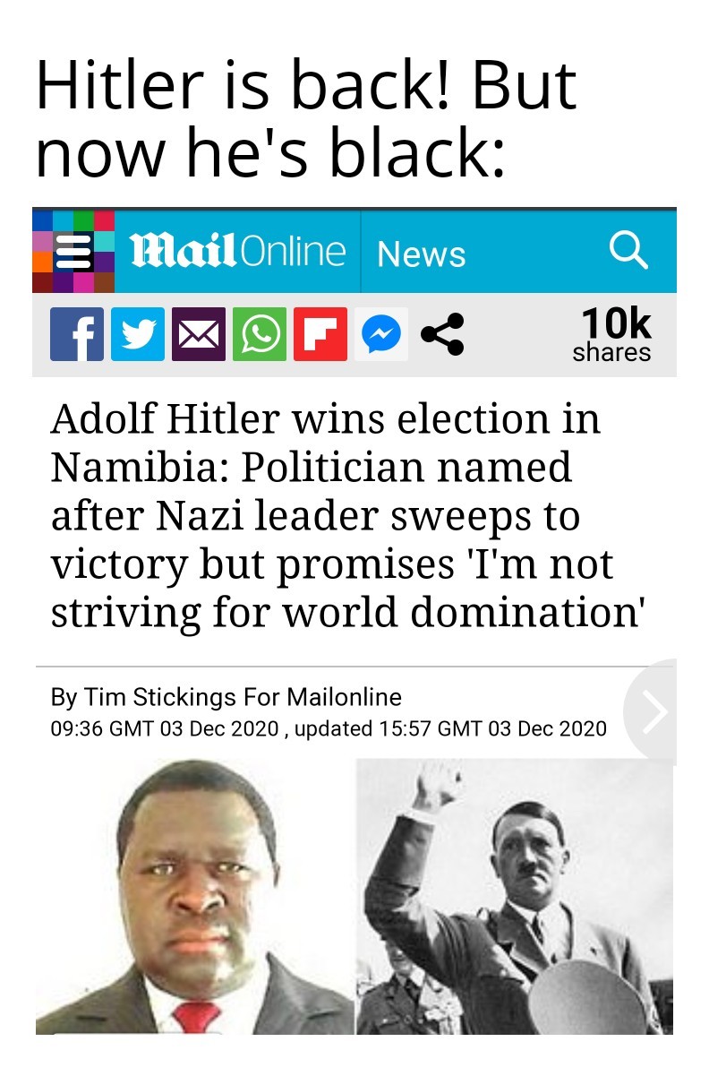 African Hitler - meme