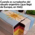 Meme del cumpleaños argentino de 1945