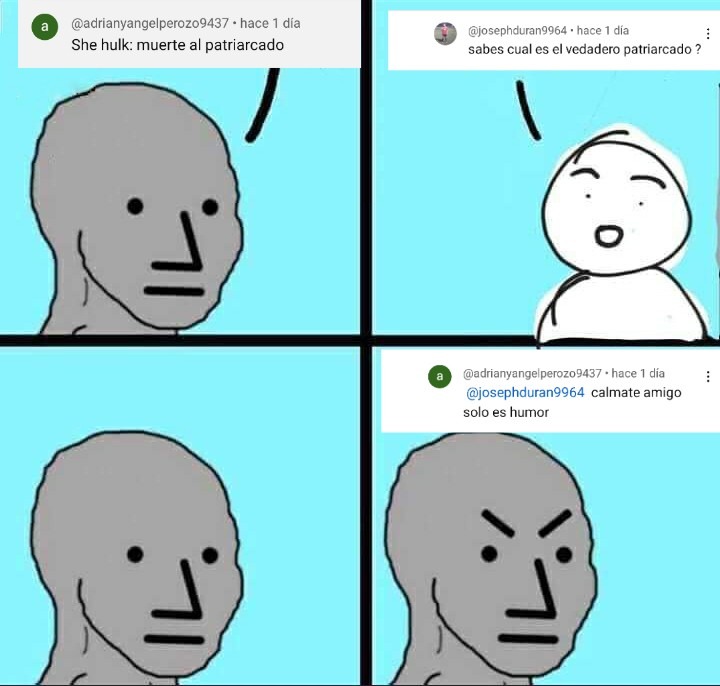 No sé, creí que le quedaría bien esa plantilla, caguenlo a negativos si quieren :cool: - meme