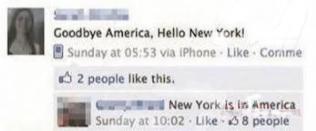 Say Something Dumb - Well sometimes New York seems like a foreign country. - meme