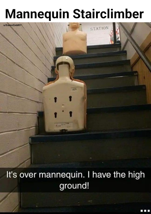it's over mannequin - meme