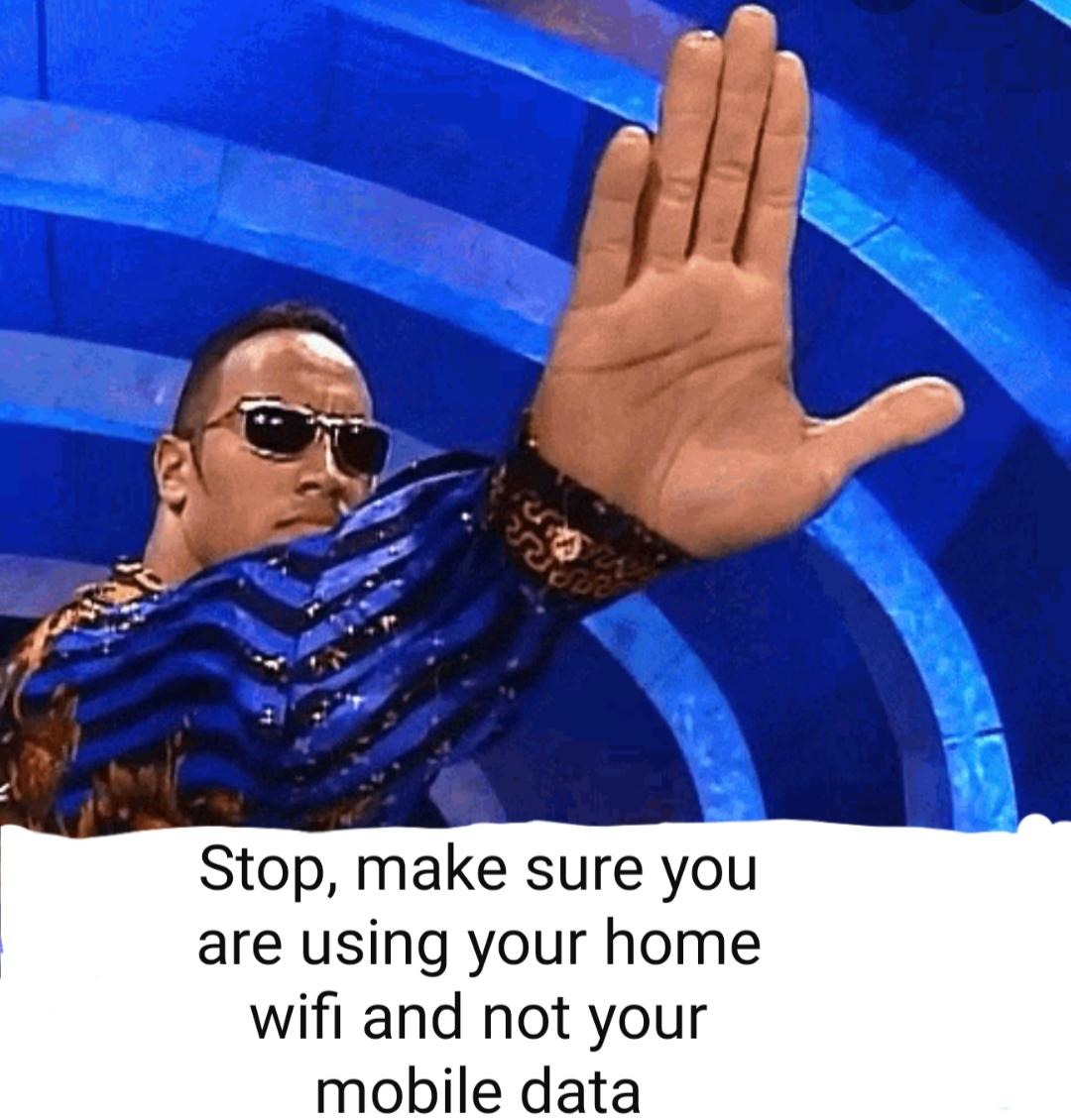 Stop, The Rock is here to help you - meme