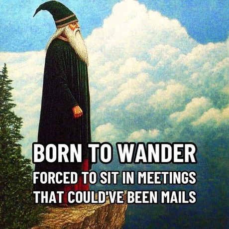Born to wander - meme