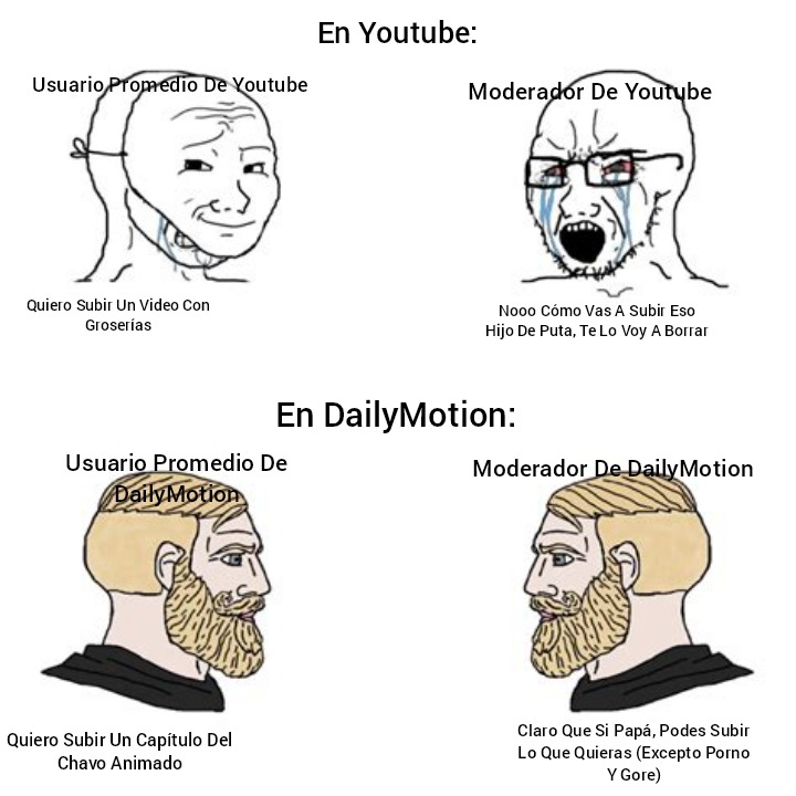 DailyMotion Es Una Página Para Chads :boomer: - meme