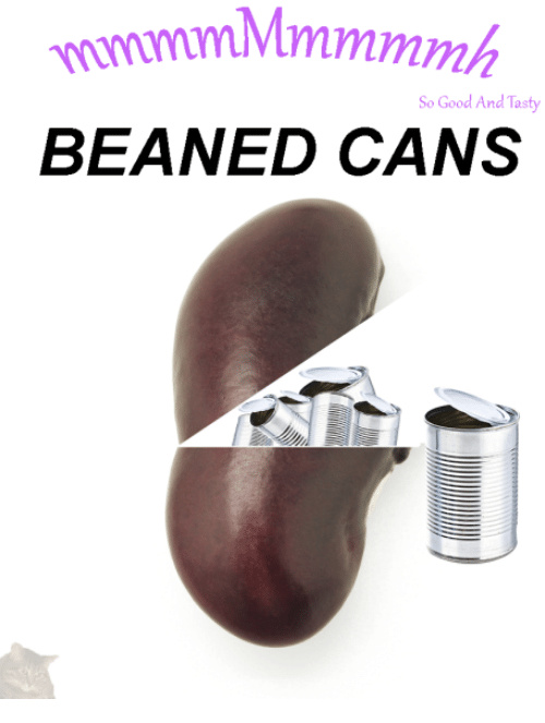 Beaned Cans in the morning - meme