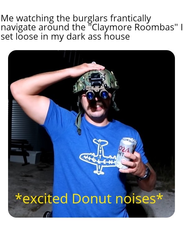 Claymore roombas - meme