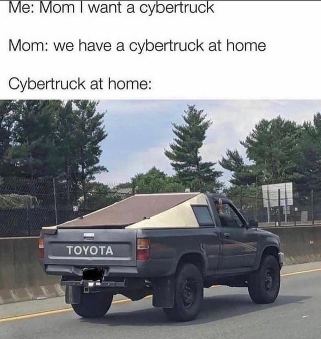 Cybertruck meme