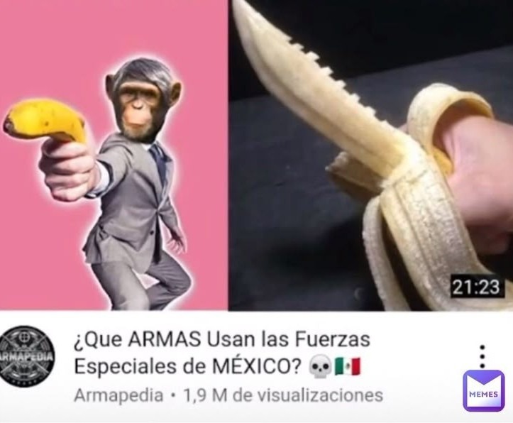 Que armas usan el ejercito de pais que odio - meme