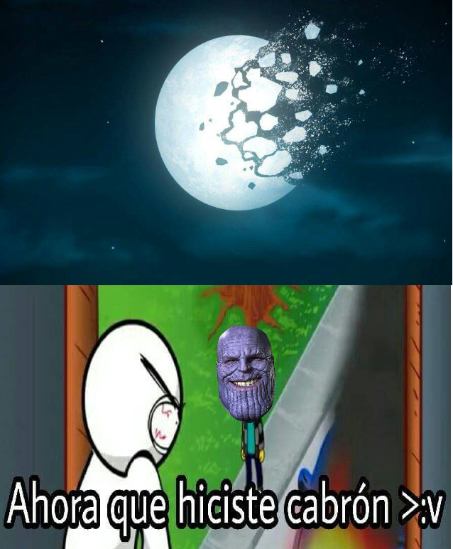 Ahora que hizo thanos - meme
