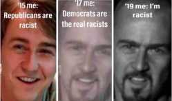 dongs in a racist - meme