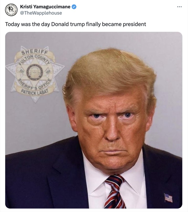 Today was the day Donald Trump became president meme