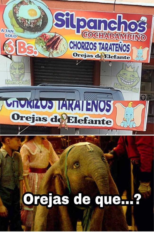 Jaja pobre dumbo - meme