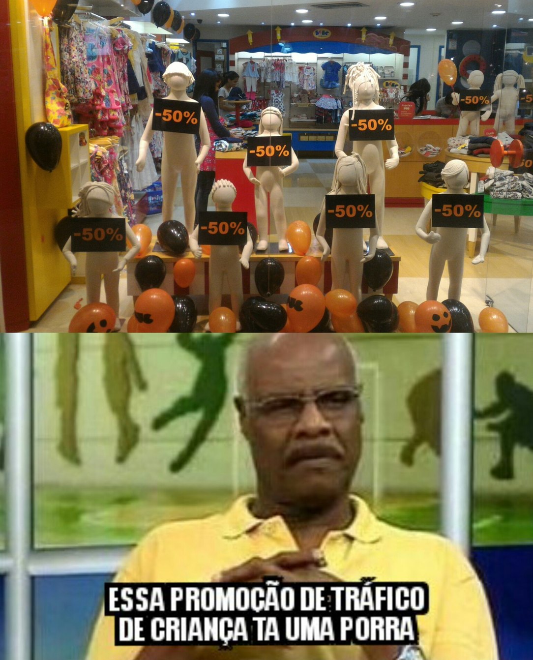 Tá tudo uma porra - meme