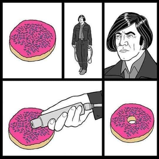 No country for donuts - meme