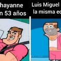 Luis Miguel es solo 2 años mas joven que Chayanne