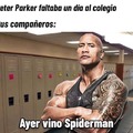Peter Parker falta un día al colegio