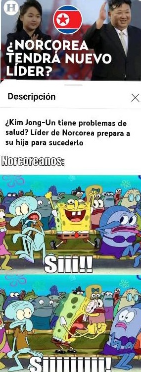 Yo nunca celebraría la muerte de alguien, pero si Kim Jong un muriera nadie lloraria - meme