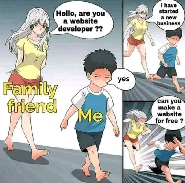Run developer, run - meme