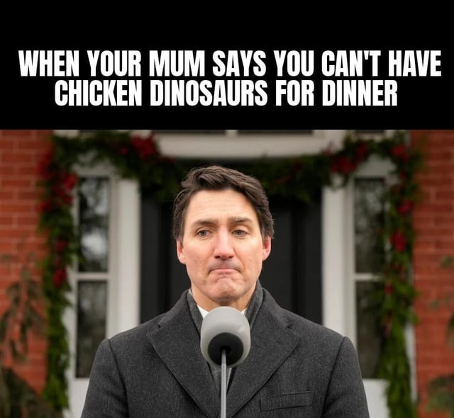 Trudeau crying meme