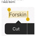 Just kidding I ate my foreskin