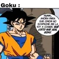 Que listo que sos Goku