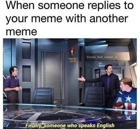 I wish we could comment memes here