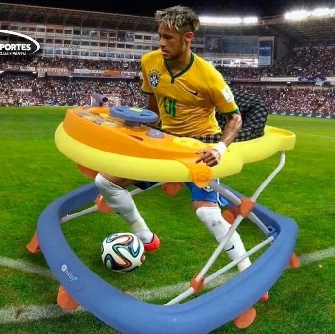 Neymar contra Serbia - meme
