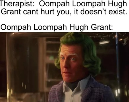 Oompa Loompa Hugh Grant - meme