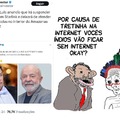 por coincidência o Lula tem muito mais votos entres as pessoas sem acesso a internet