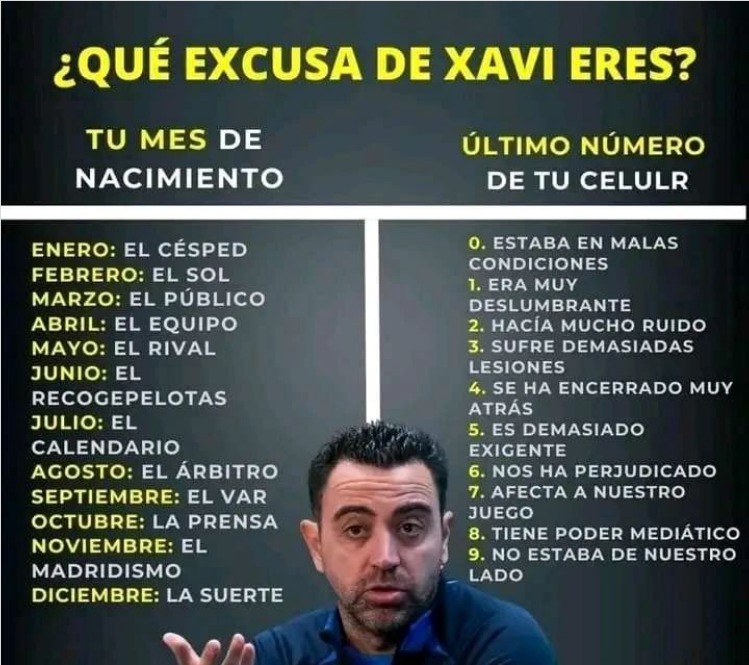 excusa  xavi - meme